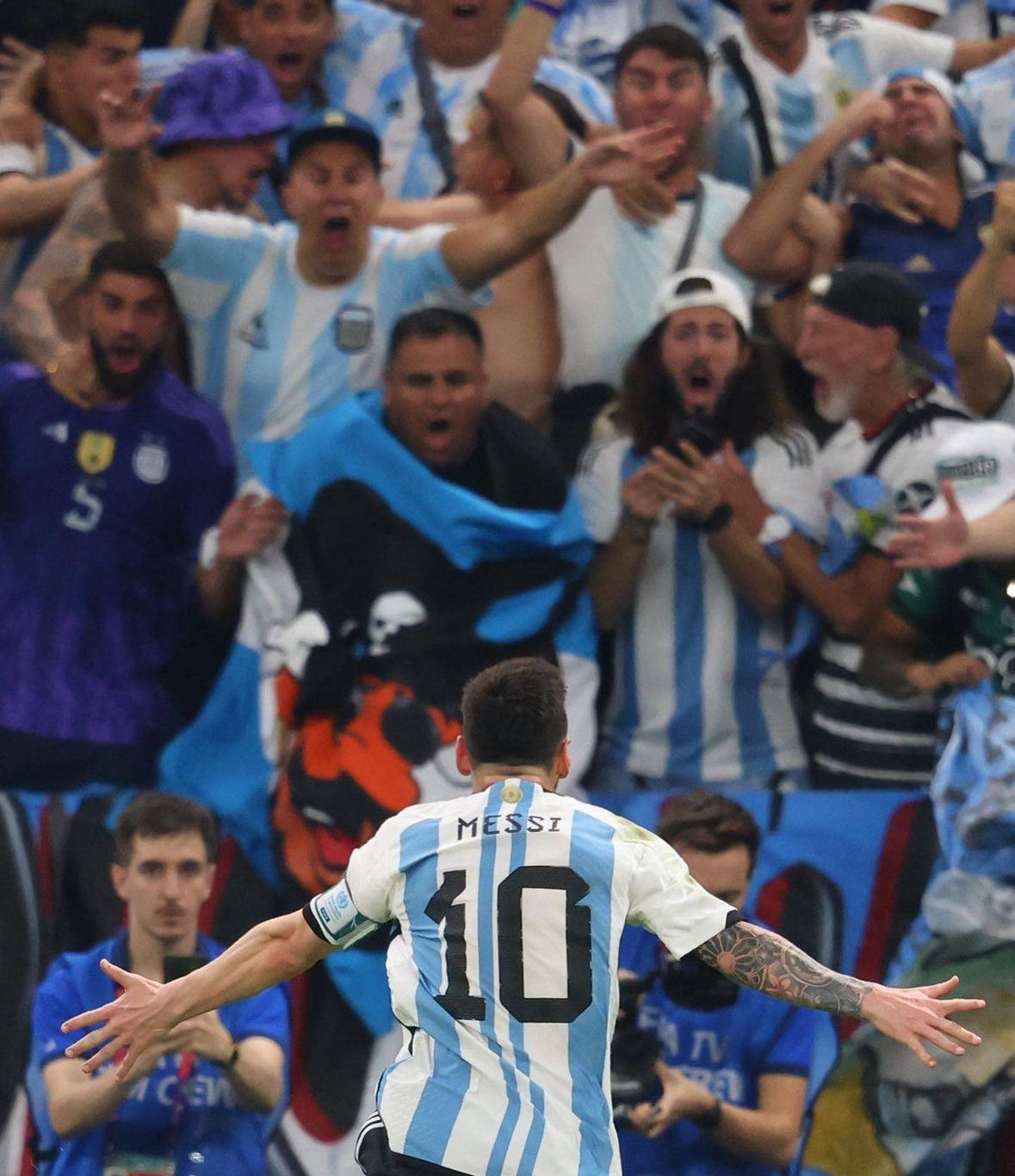 Retro Argentina 2022 Home Copa del Mundo